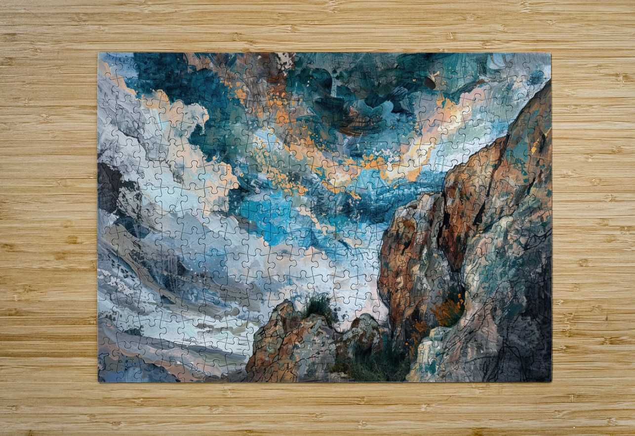 Celestial Crag Ascent H9P4N2 57 Abstract Rebellion Puzzle printing