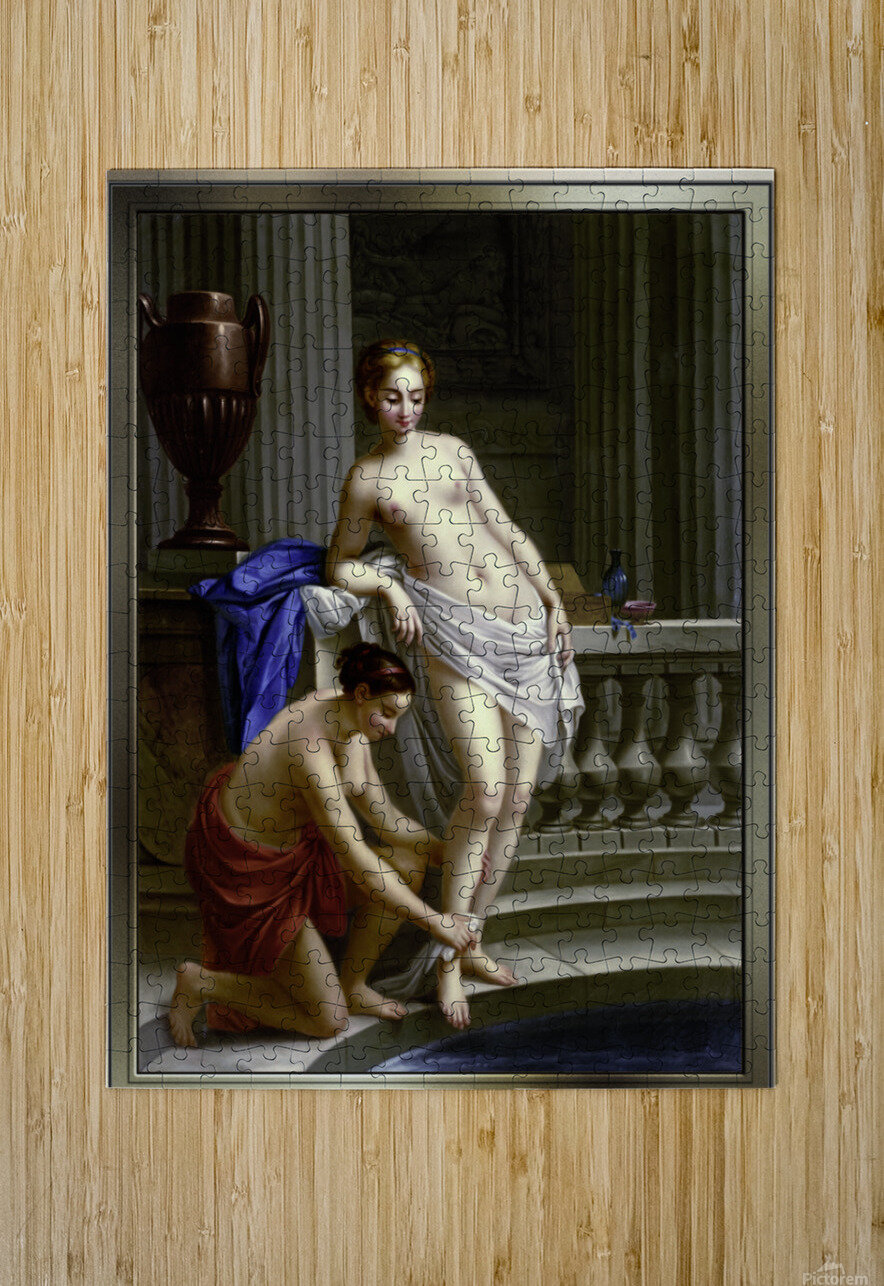 Greek Woman at the Bath by Joseph-Marie Vien xzendor7 Puzzle printing