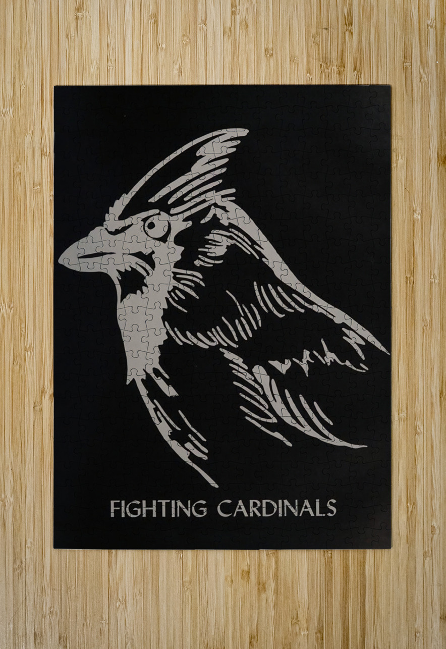 1980s Fighting Cardinals Art Row One Brand Puzzle printing