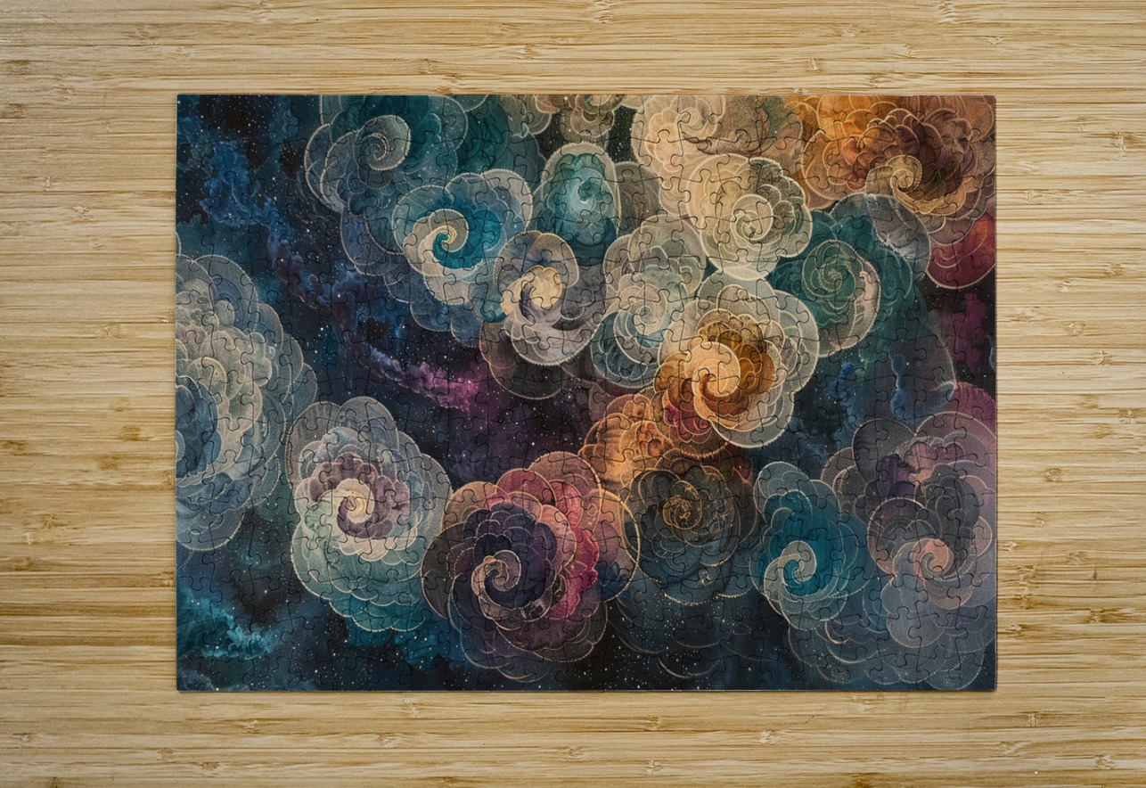 Celestial Roses Bloom 92HJ8 60 Abstract Rebellion Puzzle printing