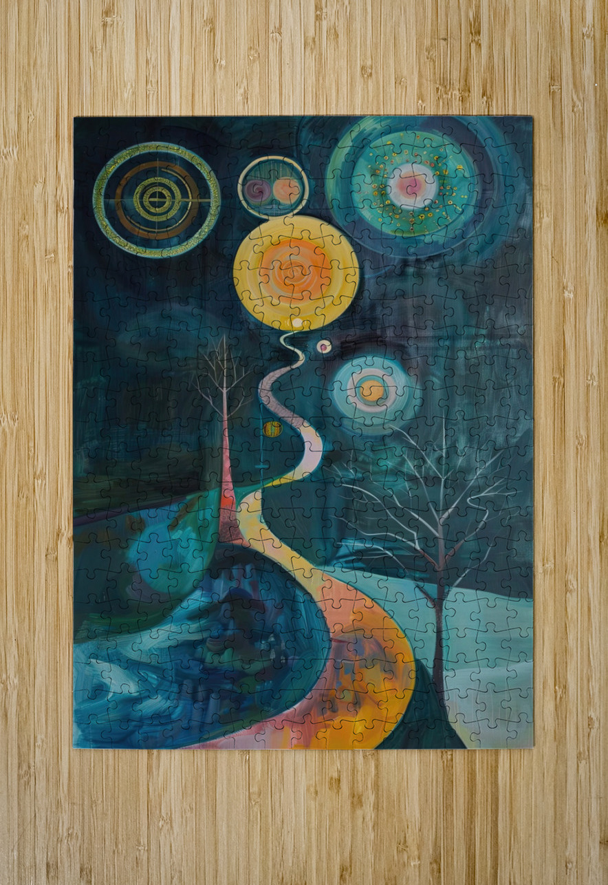 Celestial River Flows H3N9P2 55 Abstract Rebellion Puzzle printing