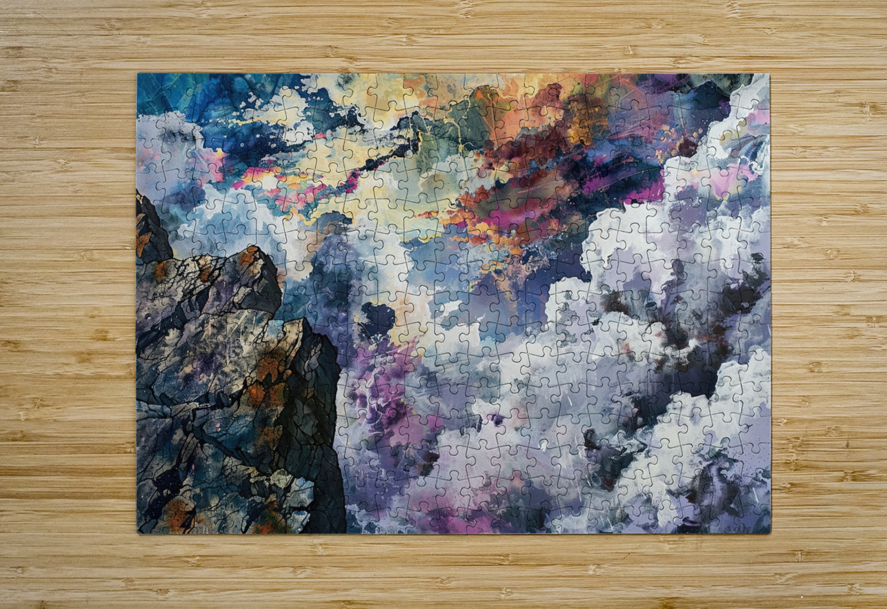 Celestial Precipice H79N2Z 58 Abstract Rebellion Puzzle printing