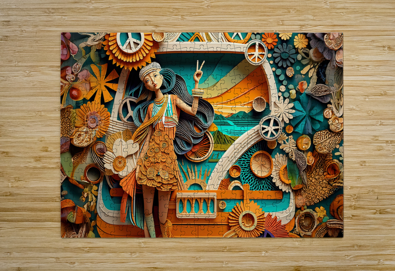 Groovy Wall Mural 2 Bob Tamburello Puzzle printing