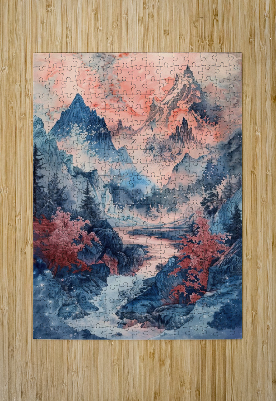 Celestial Mountains 8P27H9 45 Abstract Rebellion Puzzle printing