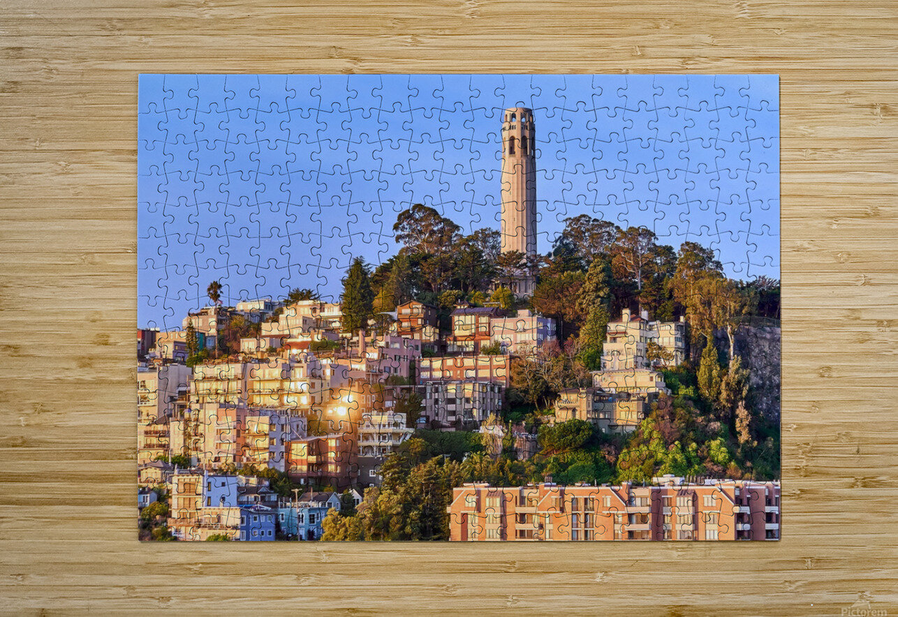 San Francisco Coit Tower Sunrise Ryan Cameron Puzzle printing