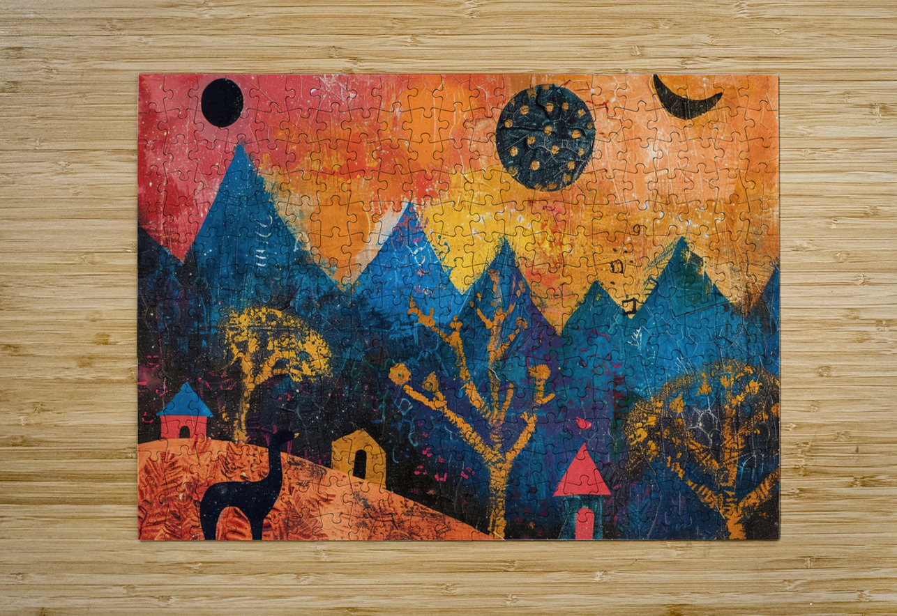 Celestial Vista NZ9H2J 47 Abstract Rebellion Puzzle printing