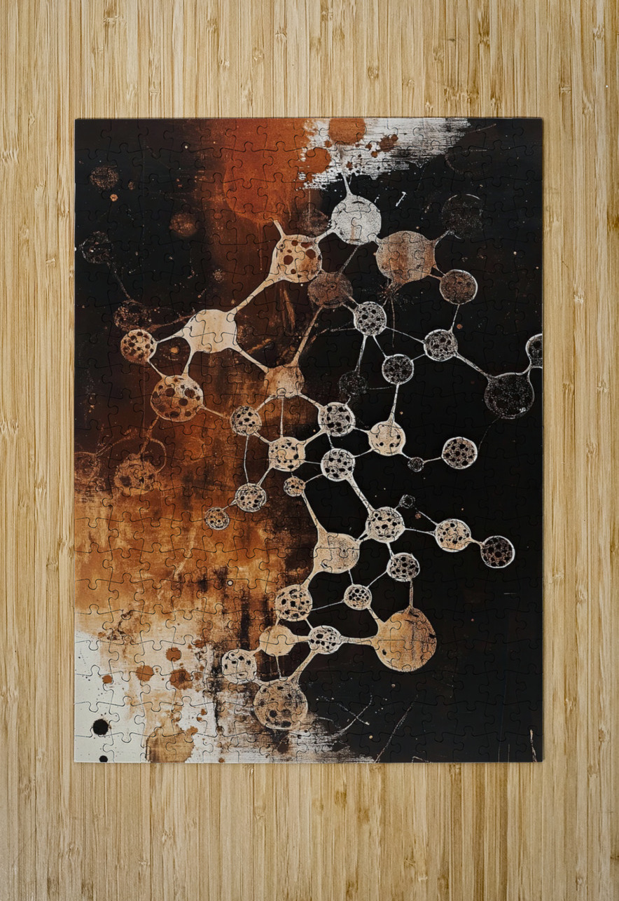 Cellular Echoes JX7H2N 60 Abstract Rebellion Puzzle printing