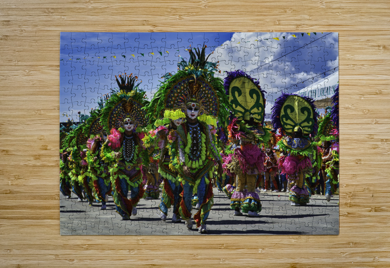 Sinulog Festival Street Dancers – Cebu City Philippines AM Productions Puzzle printing