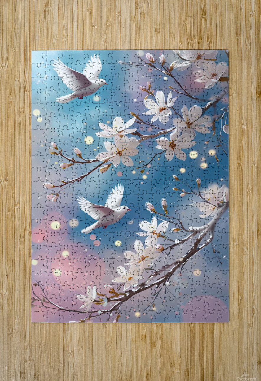 Peaceful Flight in Bloom Artymaha Puzzle printing