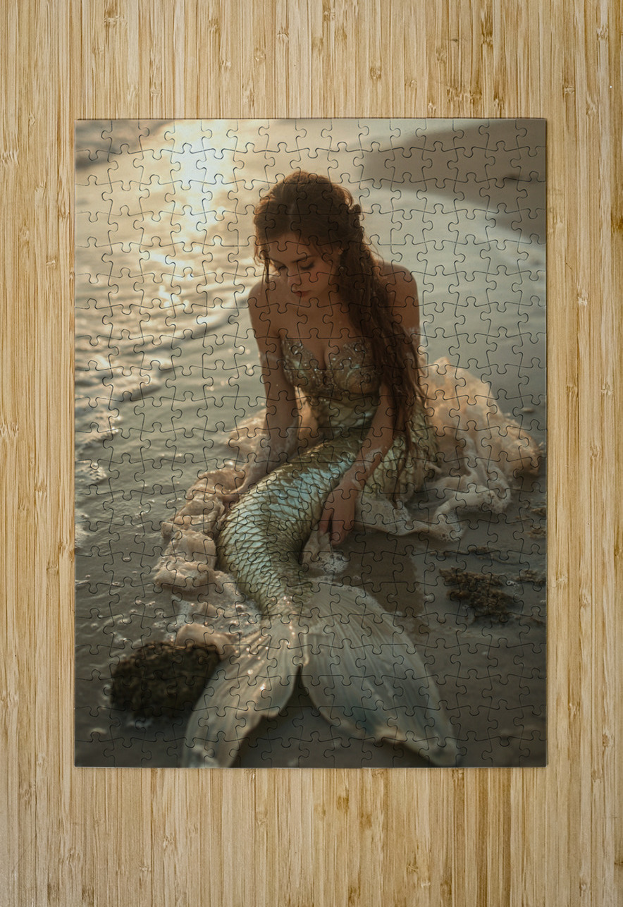 u3797829577 a beautiful mermaid washed up in the Susan Lynn Cooke Puzzle printing