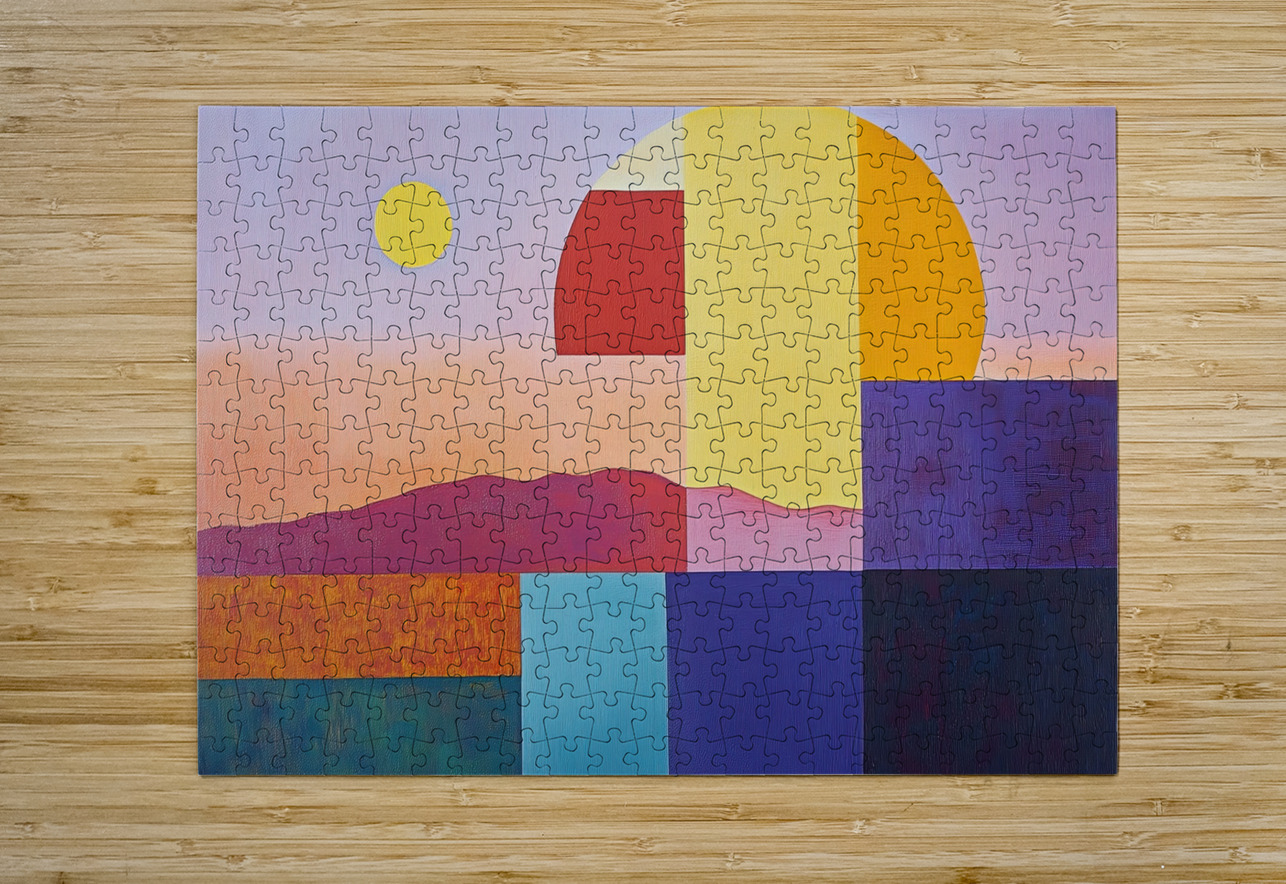 Chromatic Horizon 79B2D3 47 Abstract Rebellion Puzzle printing