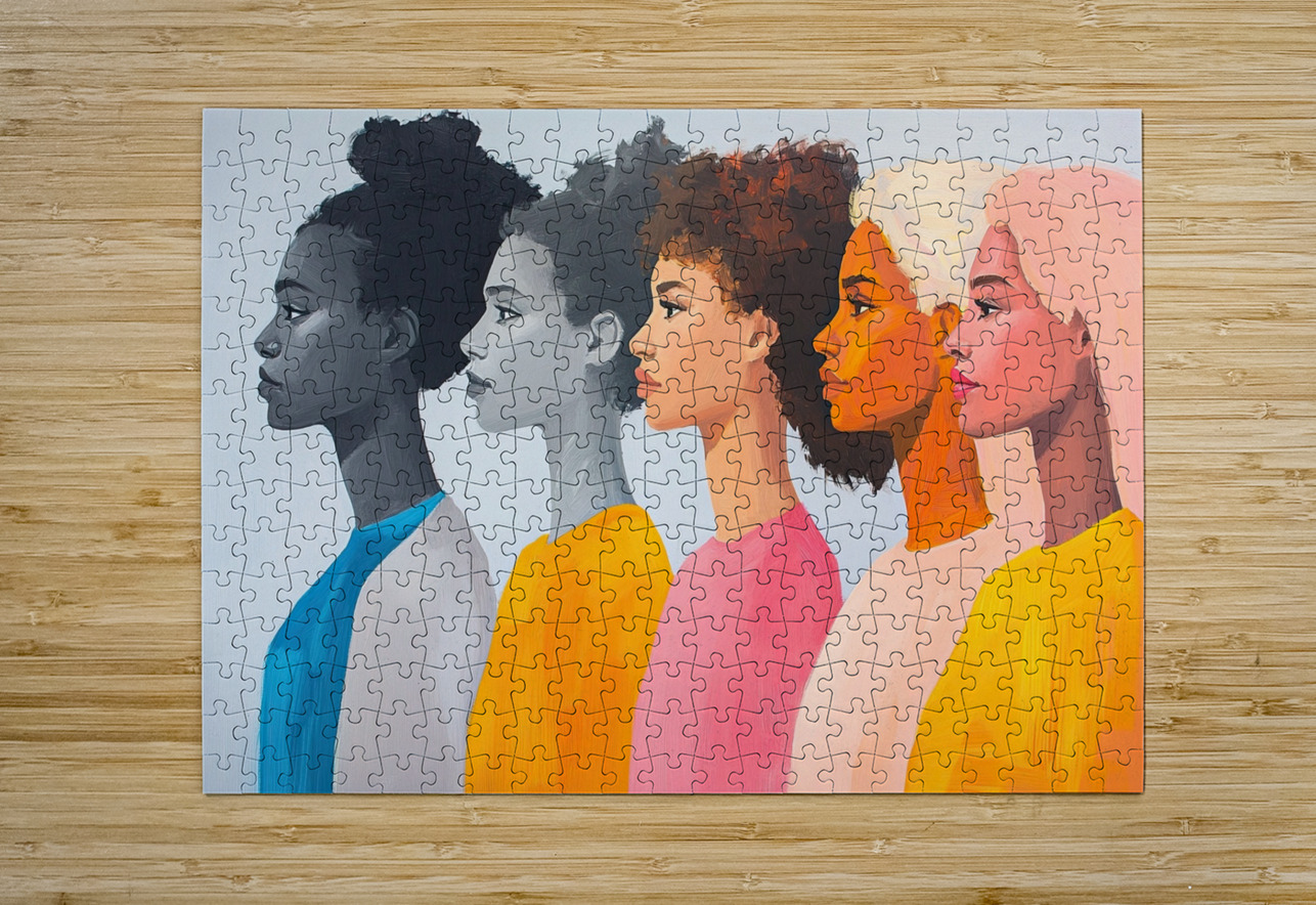 Chromatic Humanity 529HJZ 57 Abstract Rebellion Puzzle printing