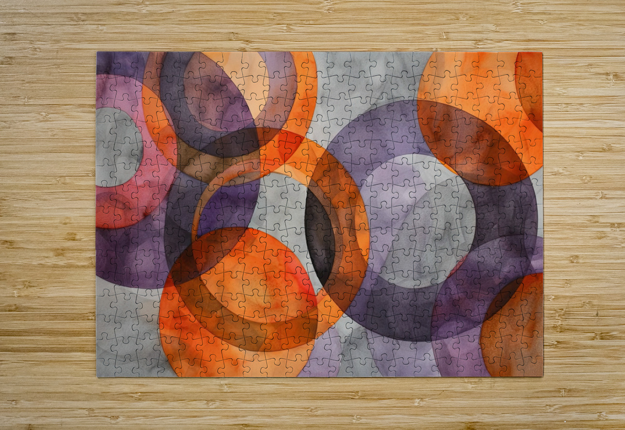 Chromatic Interlace 5Z8N9H 53 Abstract Rebellion Puzzle printing