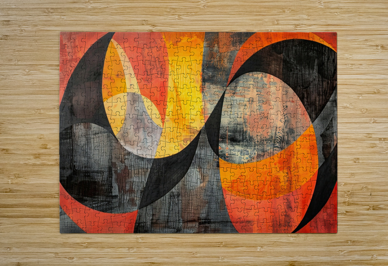 Chromatic Interplay 2P3H9N 60 Abstract Rebellion Puzzle printing