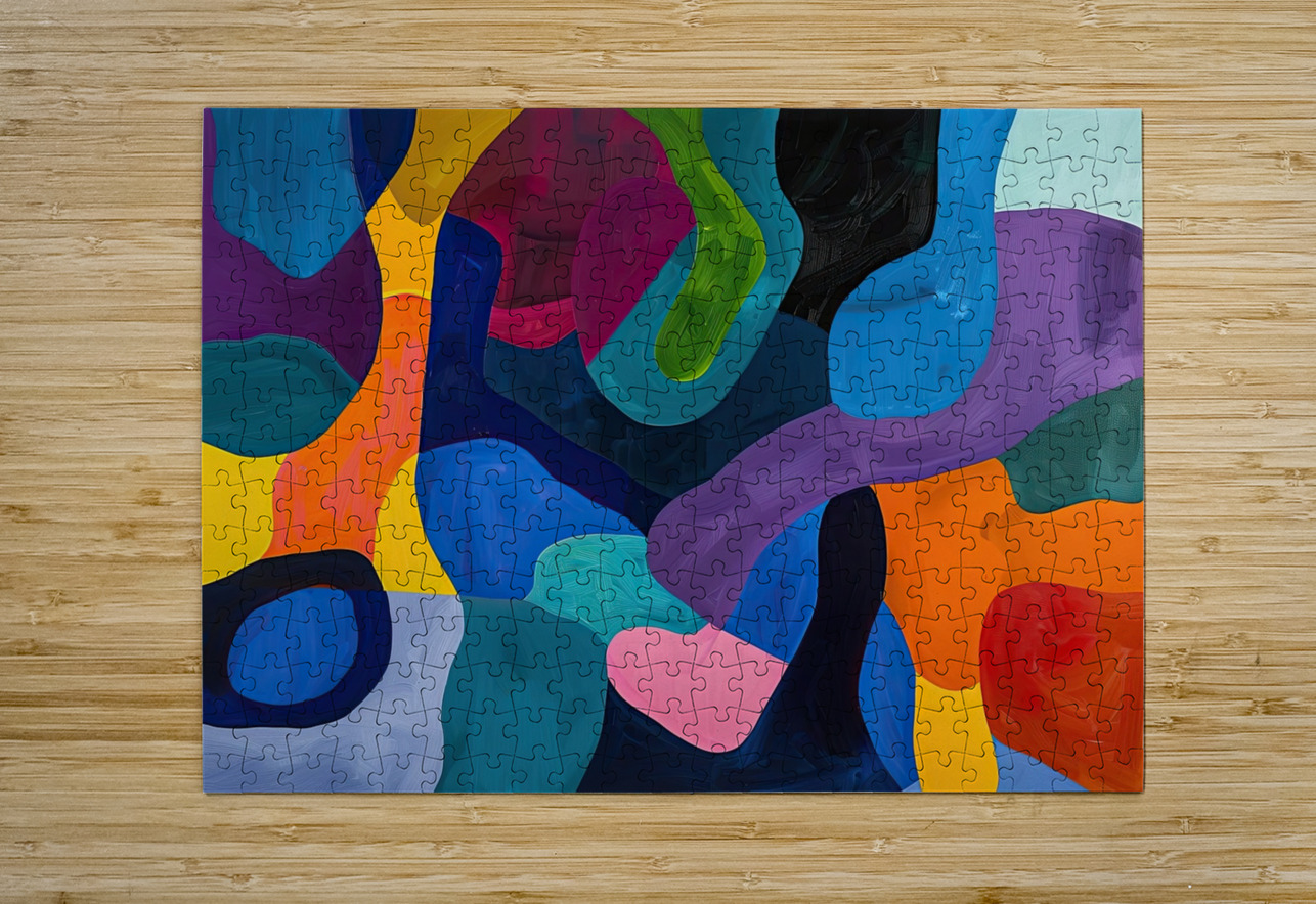 Chromatic Interplay 42HK9P 57 Abstract Rebellion Puzzle printing