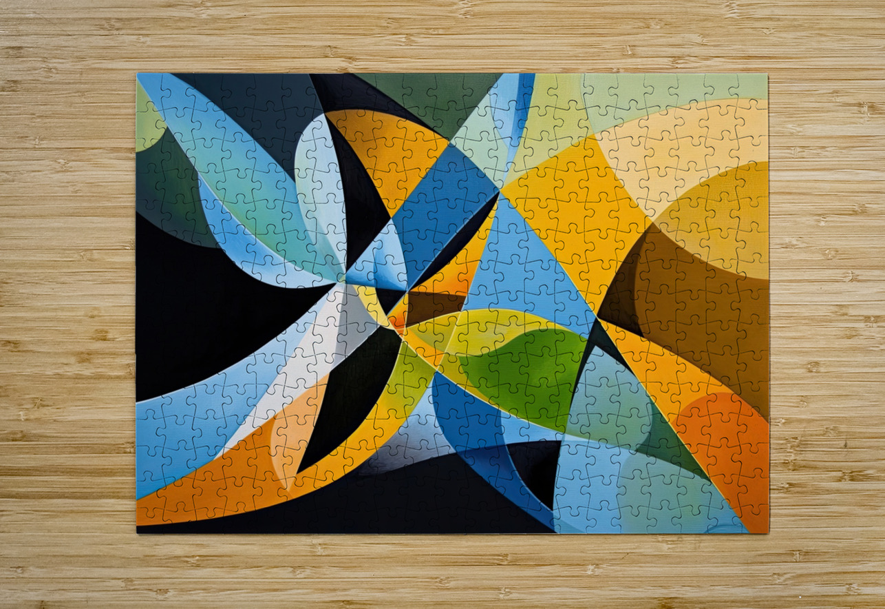 Chromatic Interplay 48H9P 59 Abstract Rebellion Puzzle printing