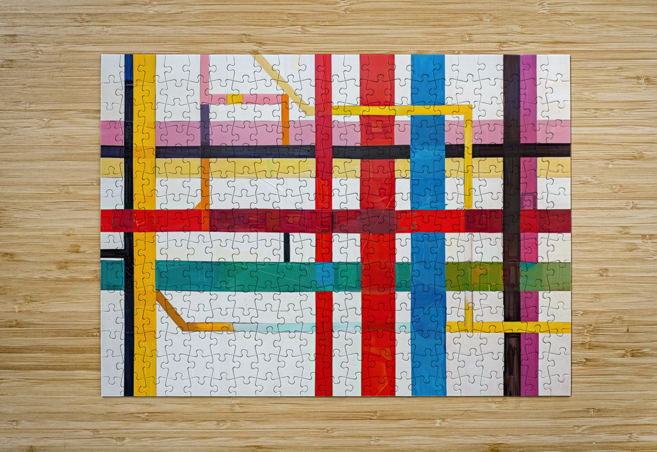 Chromatic Interplay 7H3N2P 45 Abstract Rebellion Puzzle printing