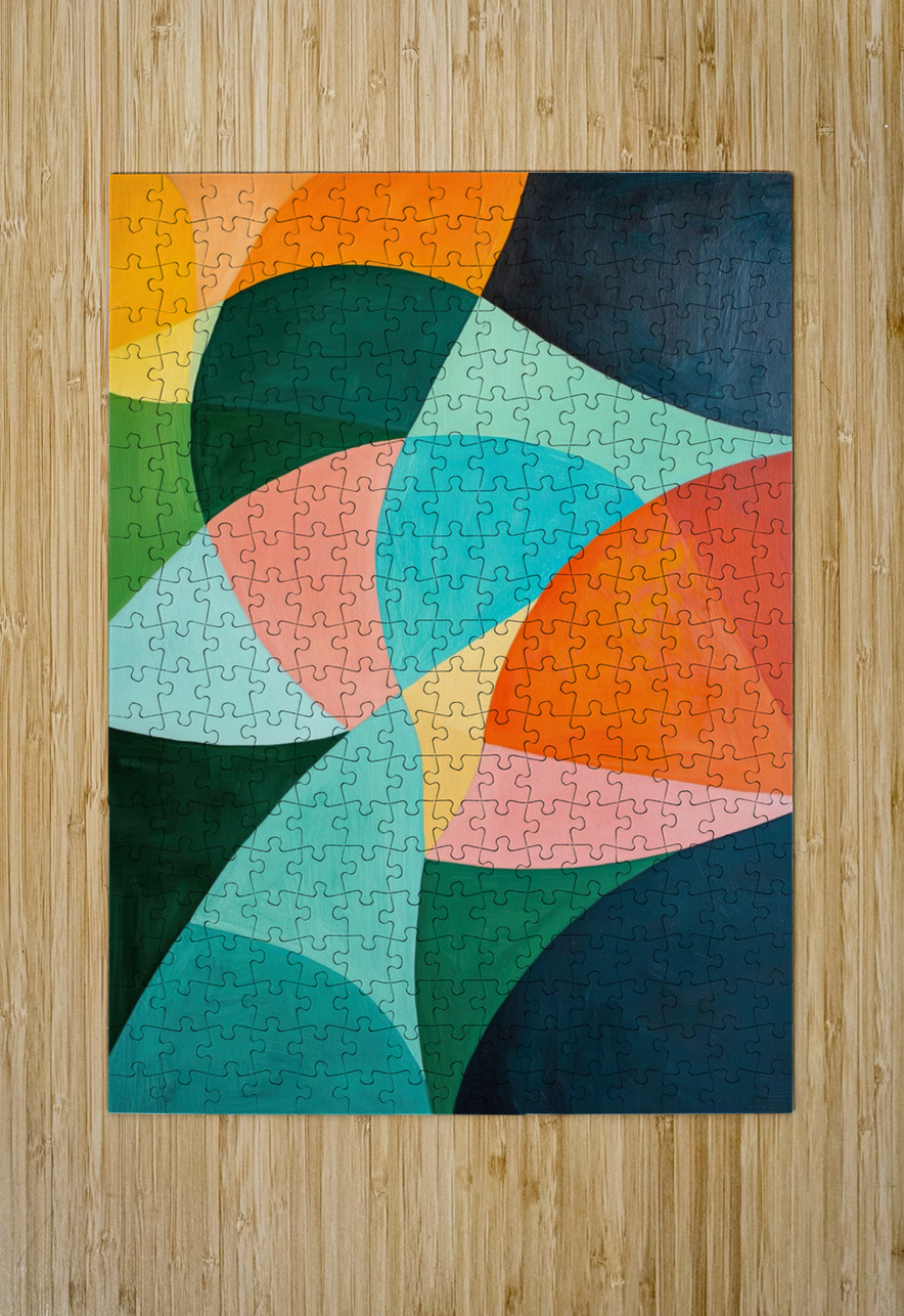 Chromatic Interplay H3N9P2 55 Abstract Rebellion Puzzle printing