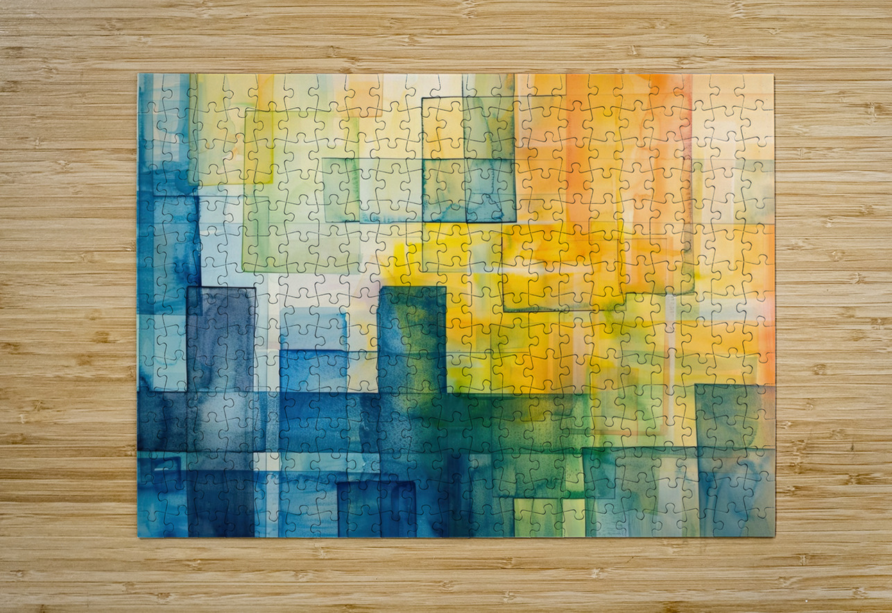 Chromatic Interplay Y59H2N 58 Abstract Rebellion Puzzle printing