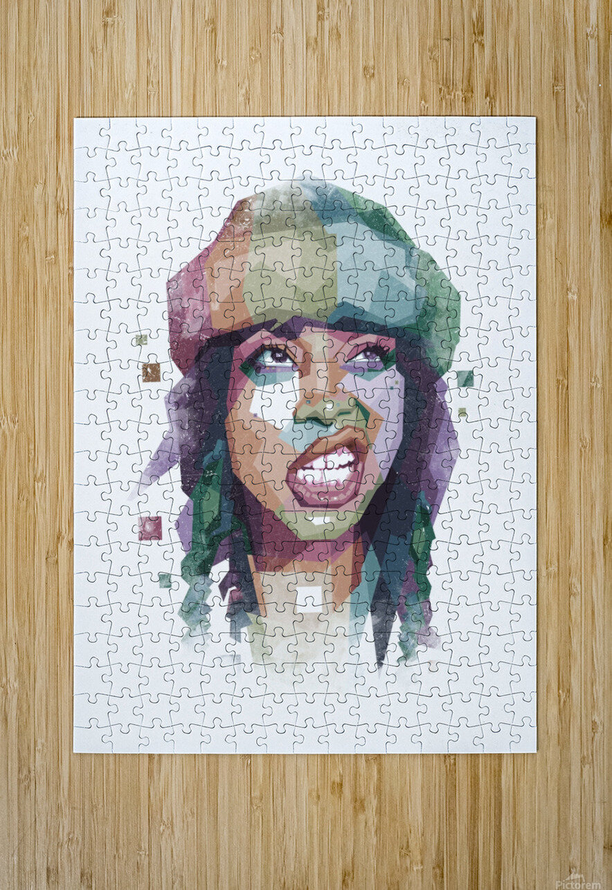 Badu in WPAP style Alkahfsmart Puzzle printing