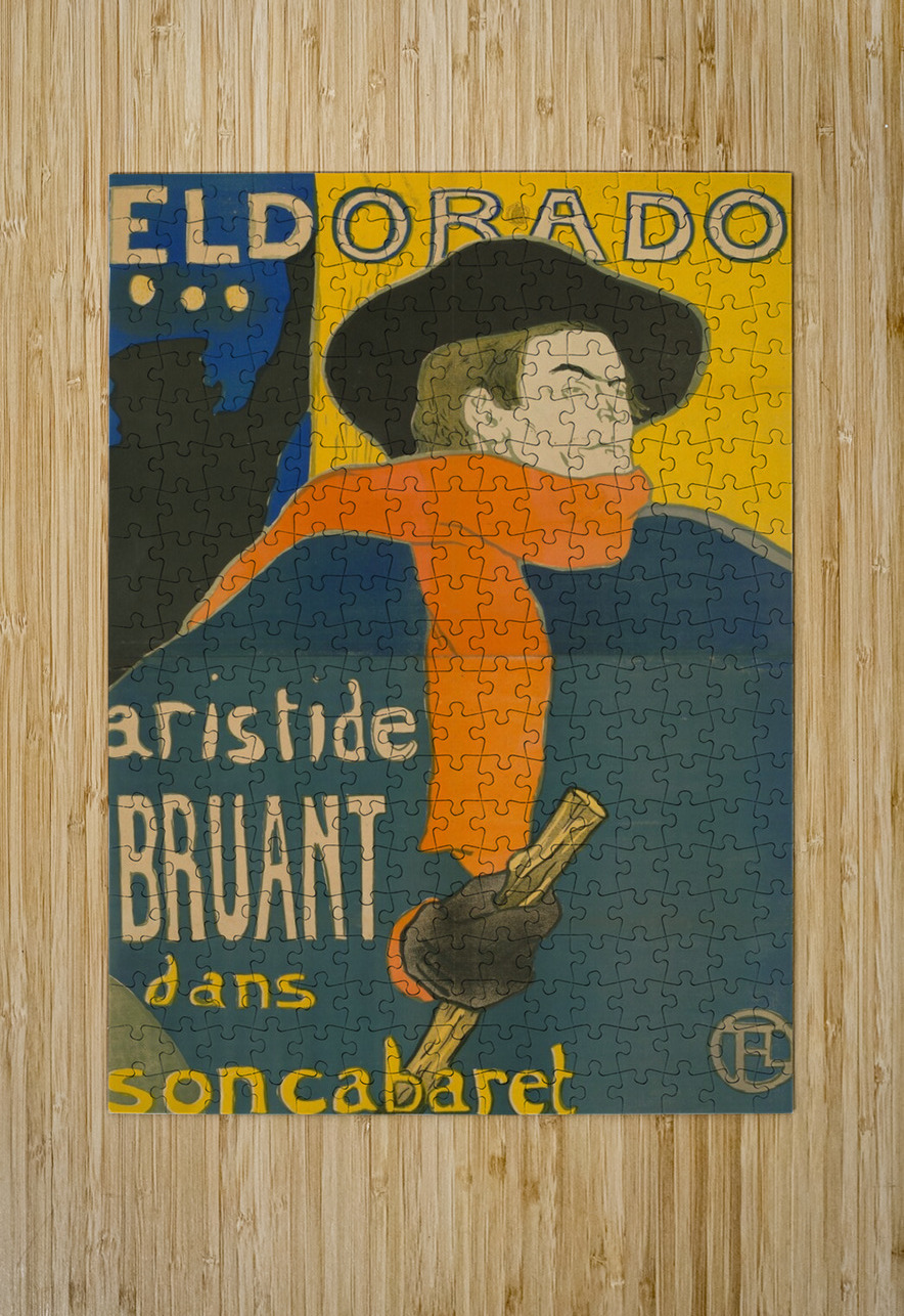 Henri de Toulouse-Lautrec - Eldorado: Aristide Bruant Wirla Puzzle printing