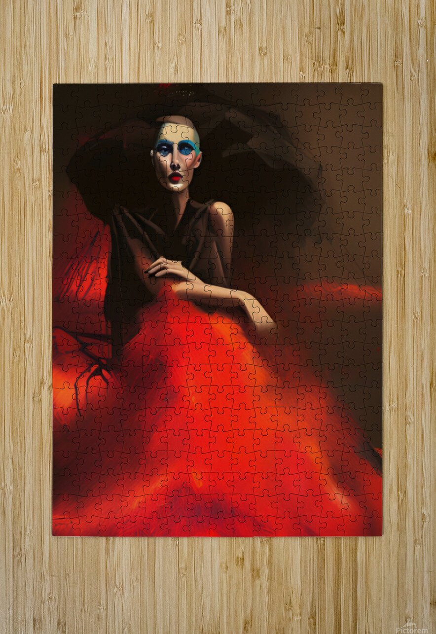 Inferno Gown fadi van yaldani Puzzle printing