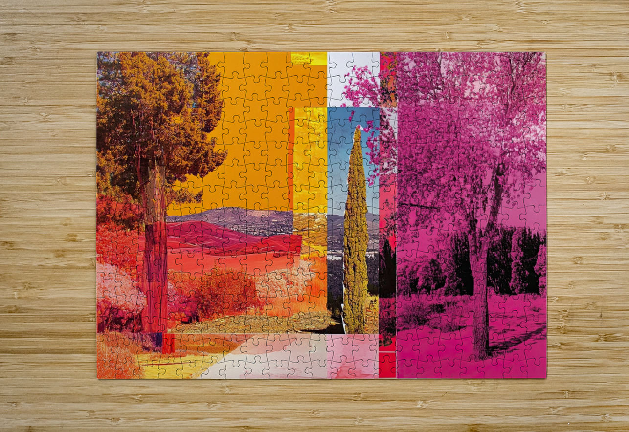 Chromatic Landscapes 7P3H9N 55 Abstract Rebellion Puzzle printing