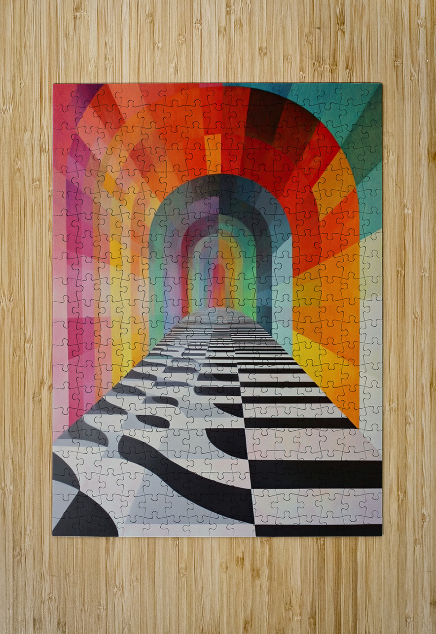 Chromatic Passage 79B2N5 64 Abstract Rebellion Puzzle printing