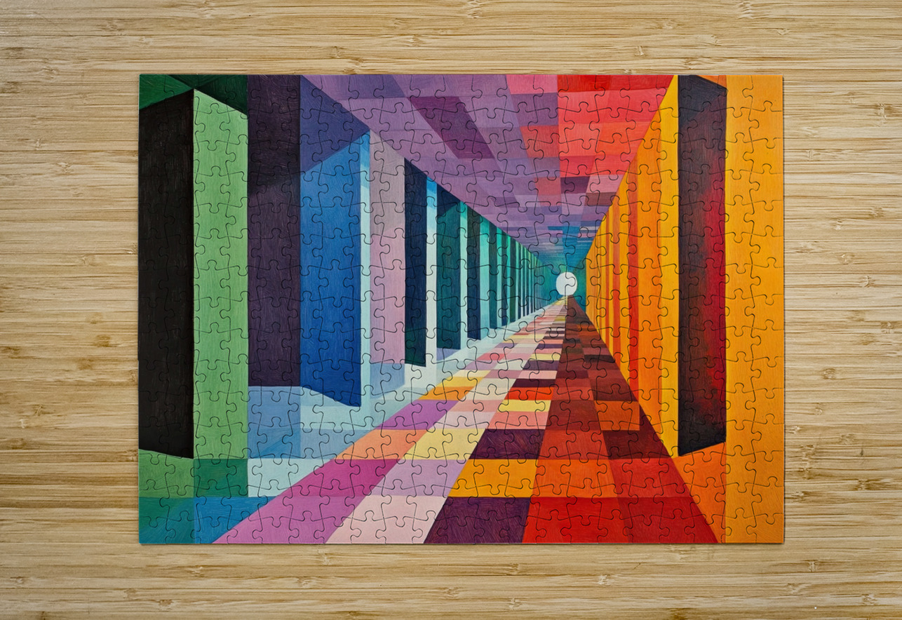 Chromatic Passage H3N2P9 57 Abstract Rebellion Puzzle printing