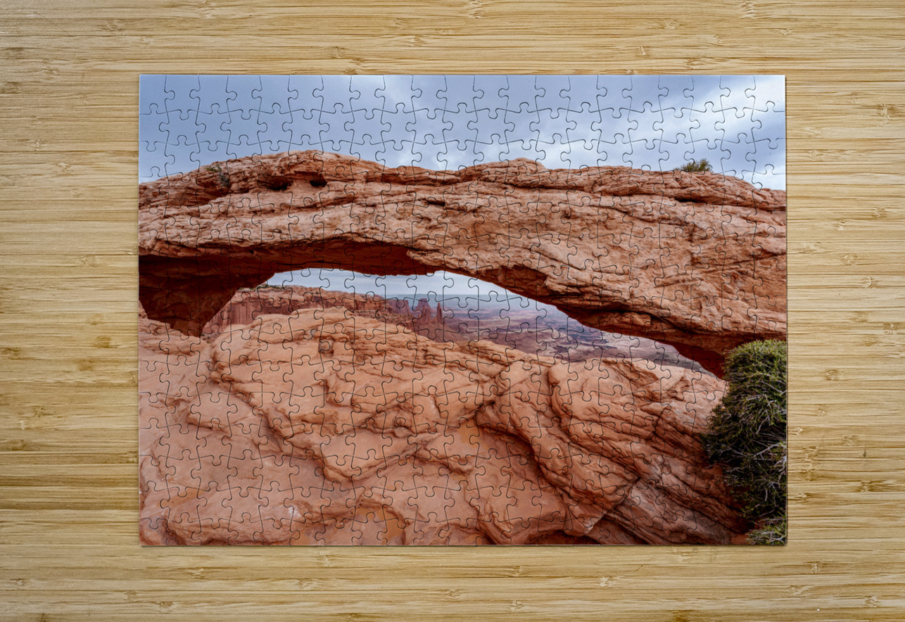 At Mesa Arch Canyonlands Jennifer White Puzzle printing