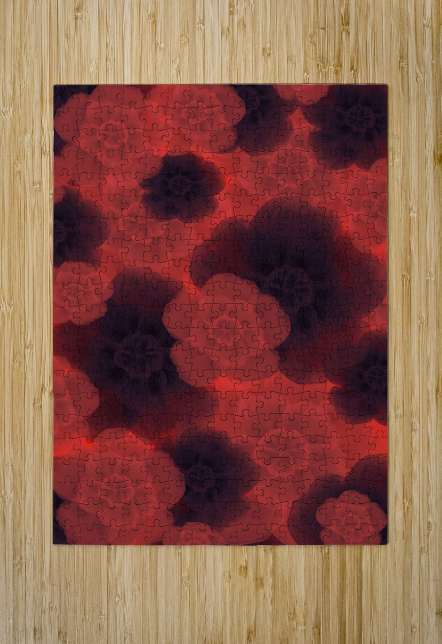 Crimson Bloom Olena Ivanova Puzzle printing
