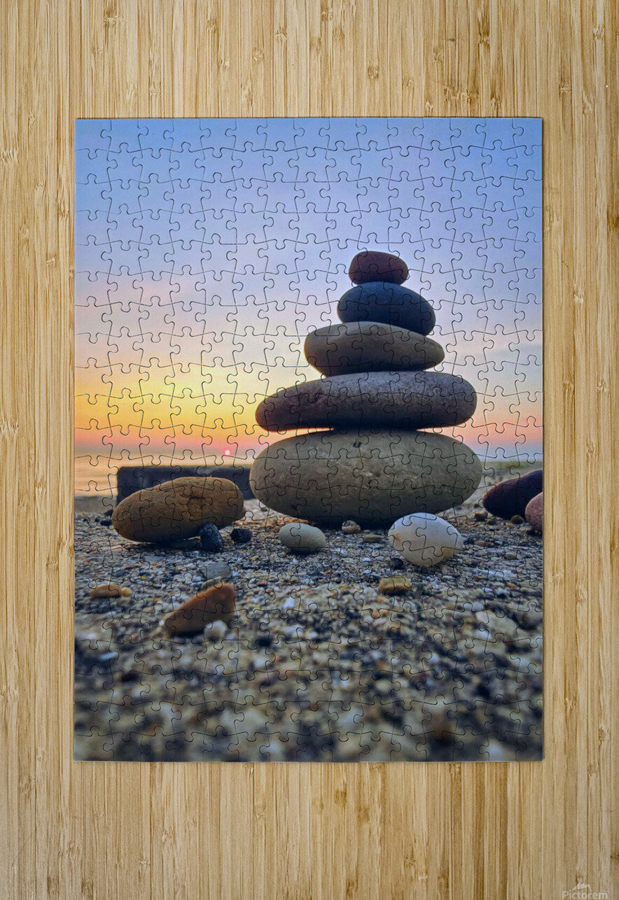 Zen Rocks Images by Cheryl Lynn Puzzle printing