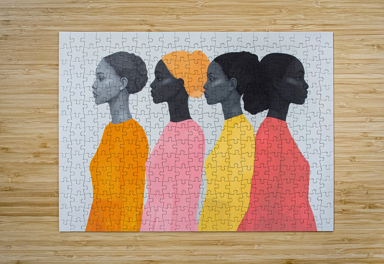 Chromatic Procession J9P4H2 55 Abstract Rebellion Puzzle printing