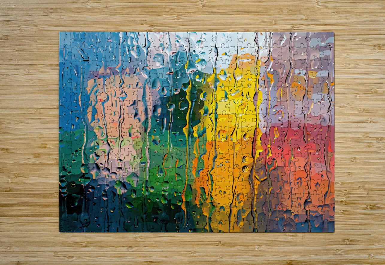 Chromatic Rain Streams 2H9NPZ 45 Abstract Rebellion Puzzle printing