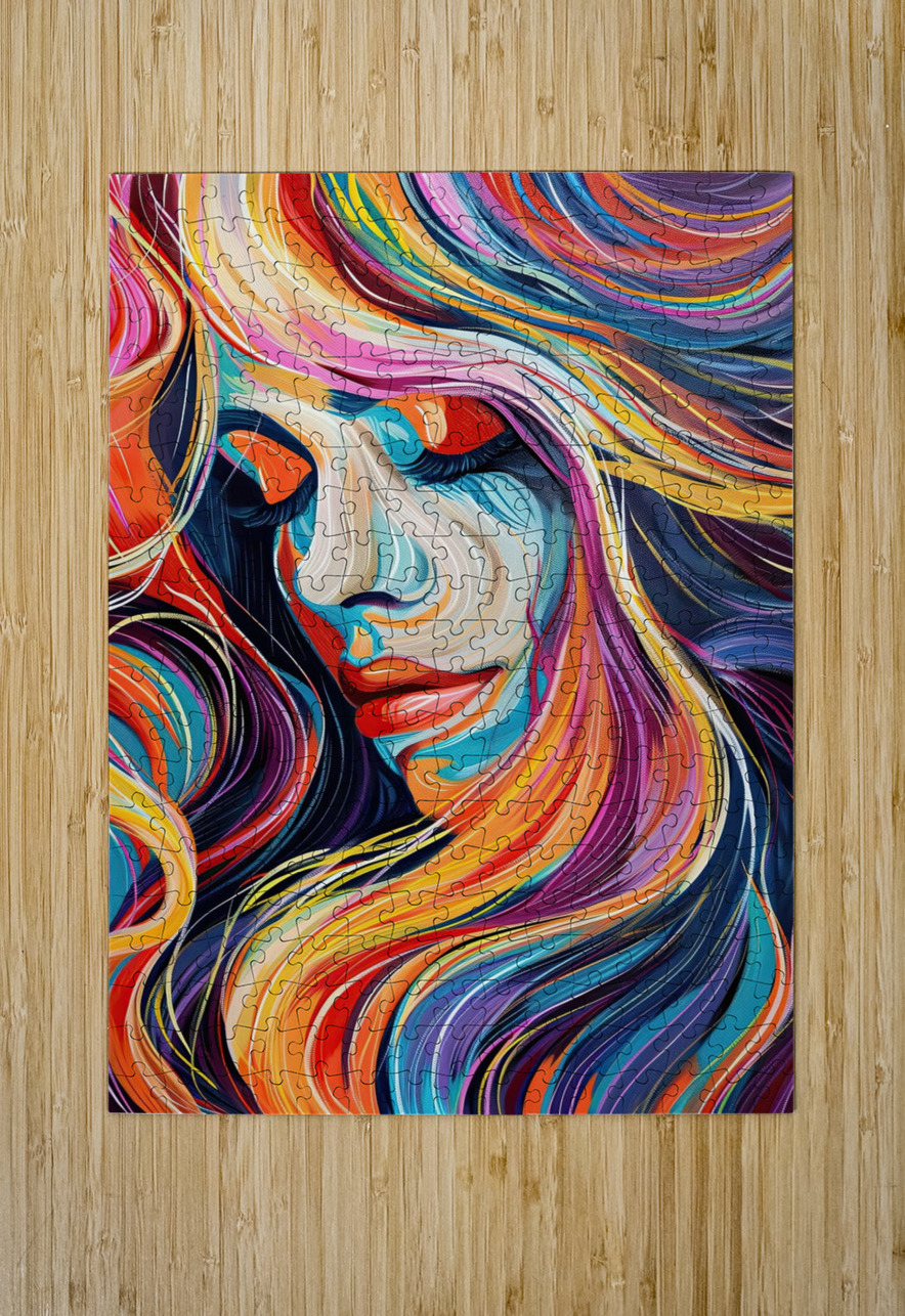 Chromatic Reverie 7H29P4 48 Abstract Rebellion Puzzle printing