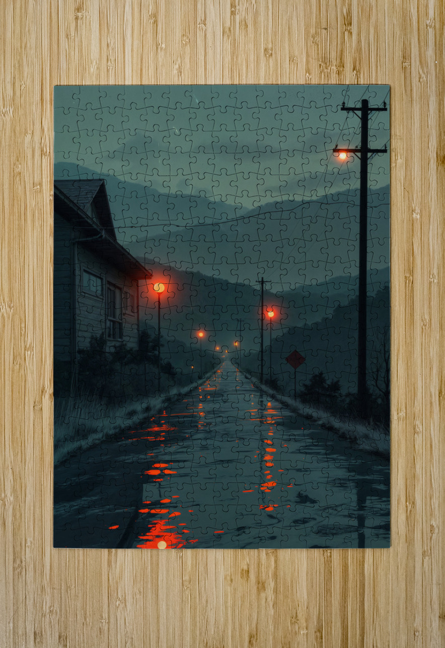 A Solitary Road  Aniima Illussiya Puzzle printing