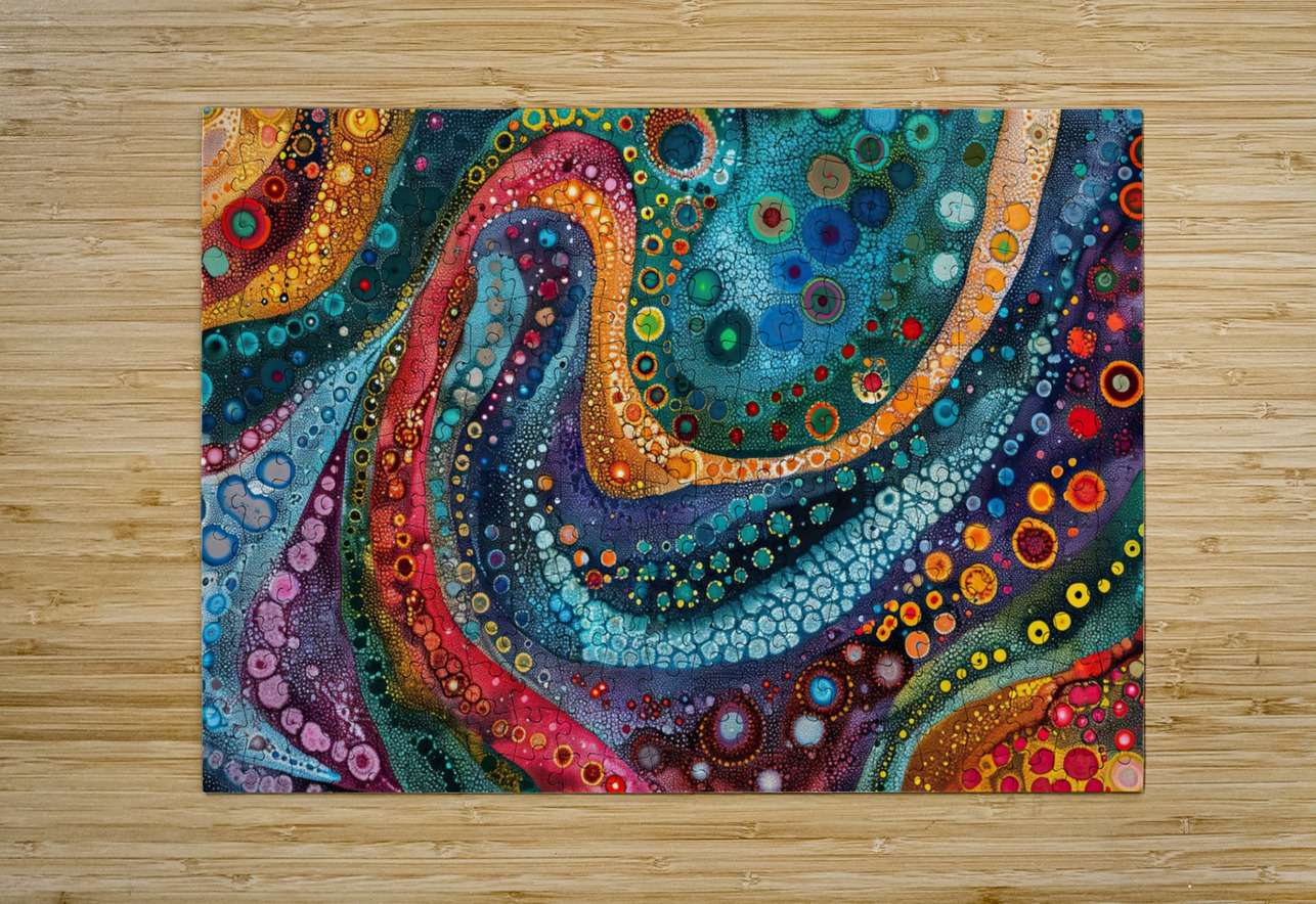 Chromatic Rhapsody 249HZN 58 Abstract Rebellion Puzzle printing