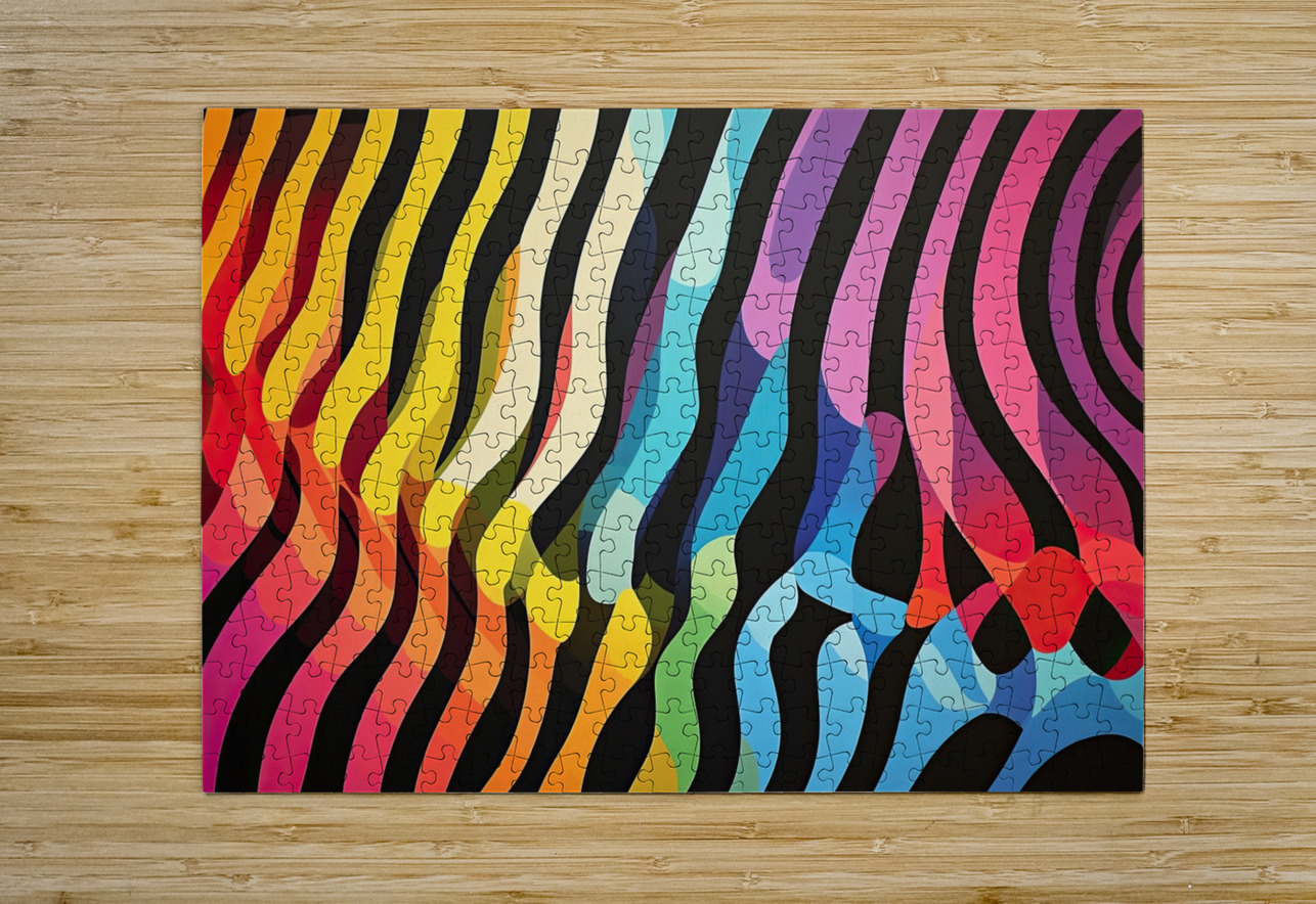 Chromatic Rhapsody 2D9H7N 57 Abstract Rebellion Puzzle printing