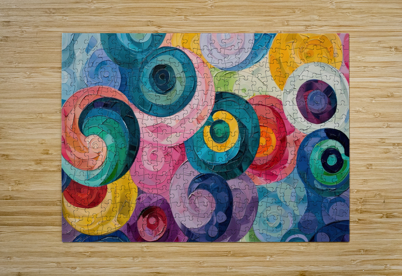 Chromatic Rhapsody 92HJ8N 57 Abstract Rebellion Puzzle printing