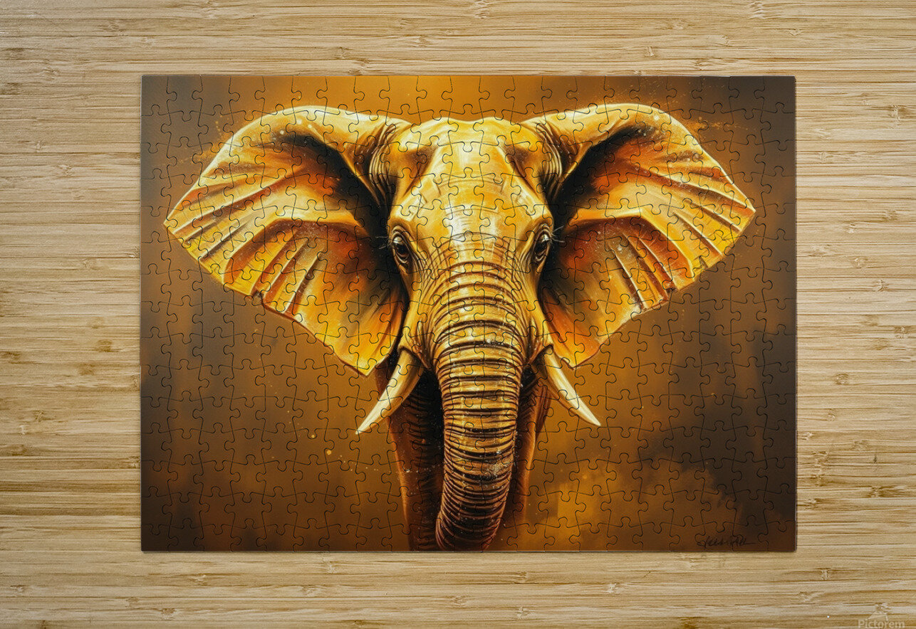 Classic oil painting style a luxurious sparkling nor 2020 Puzzle printing