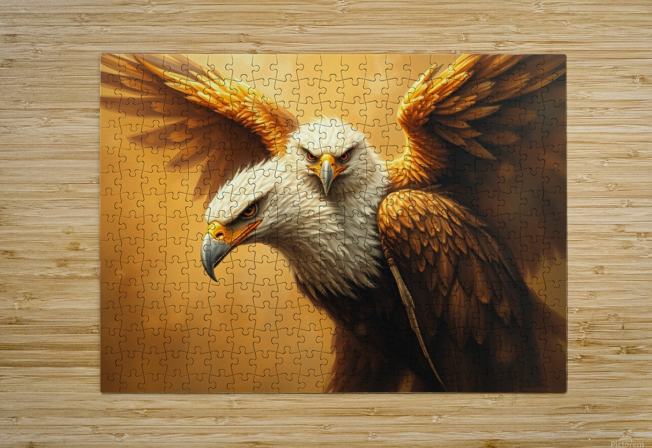 A fantasy painting of a double eagle nor 2020 Puzzle printing