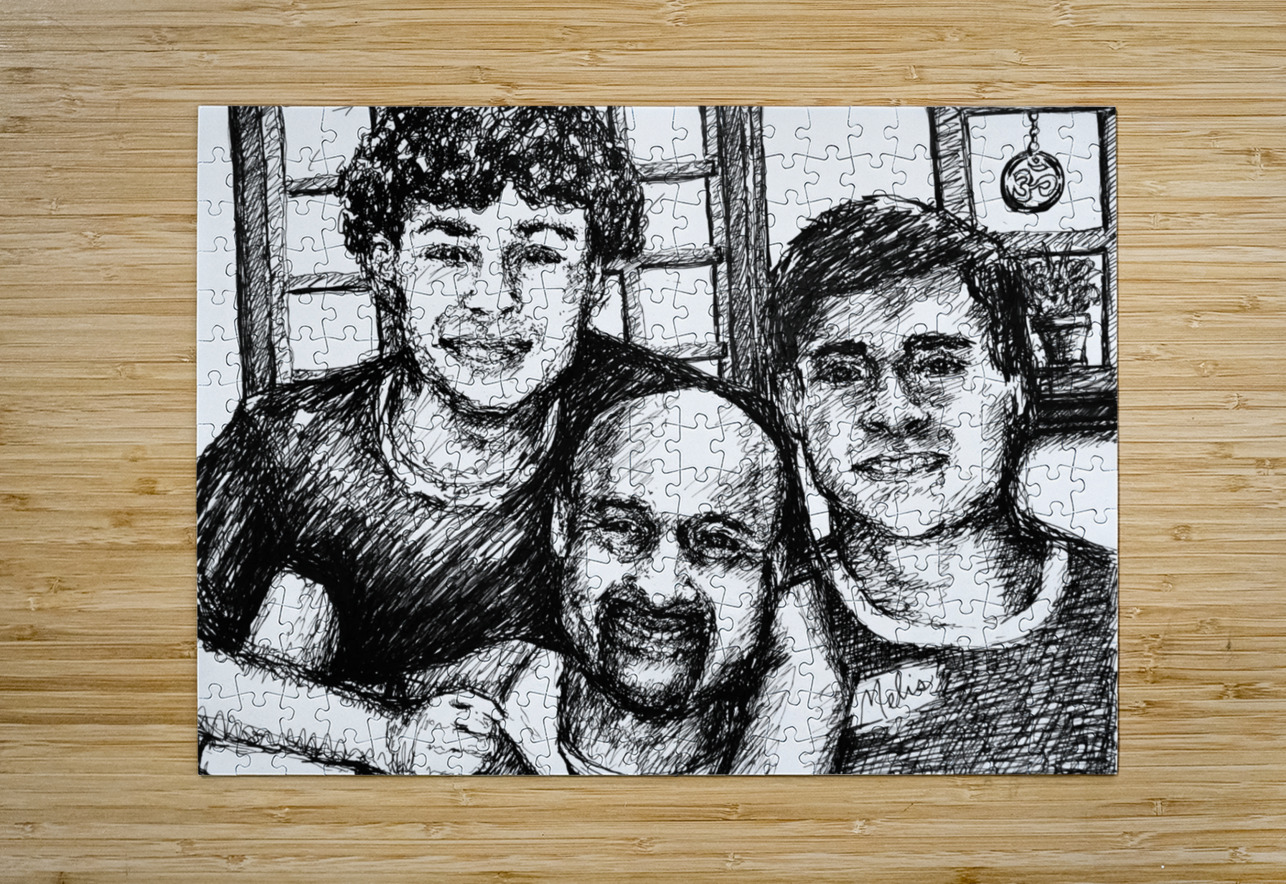 Sketch Portrait | Marc Melis Marc Melis Puzzle printing