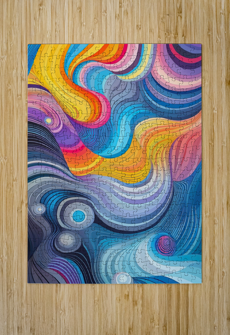 Chromatic Rhapsody Flow H9P4N 58 Abstract Rebellion Puzzle printing