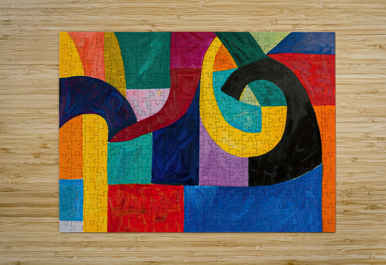 Chromatic Rhapsody H3N2P9 57 Abstract Rebellion Puzzle printing