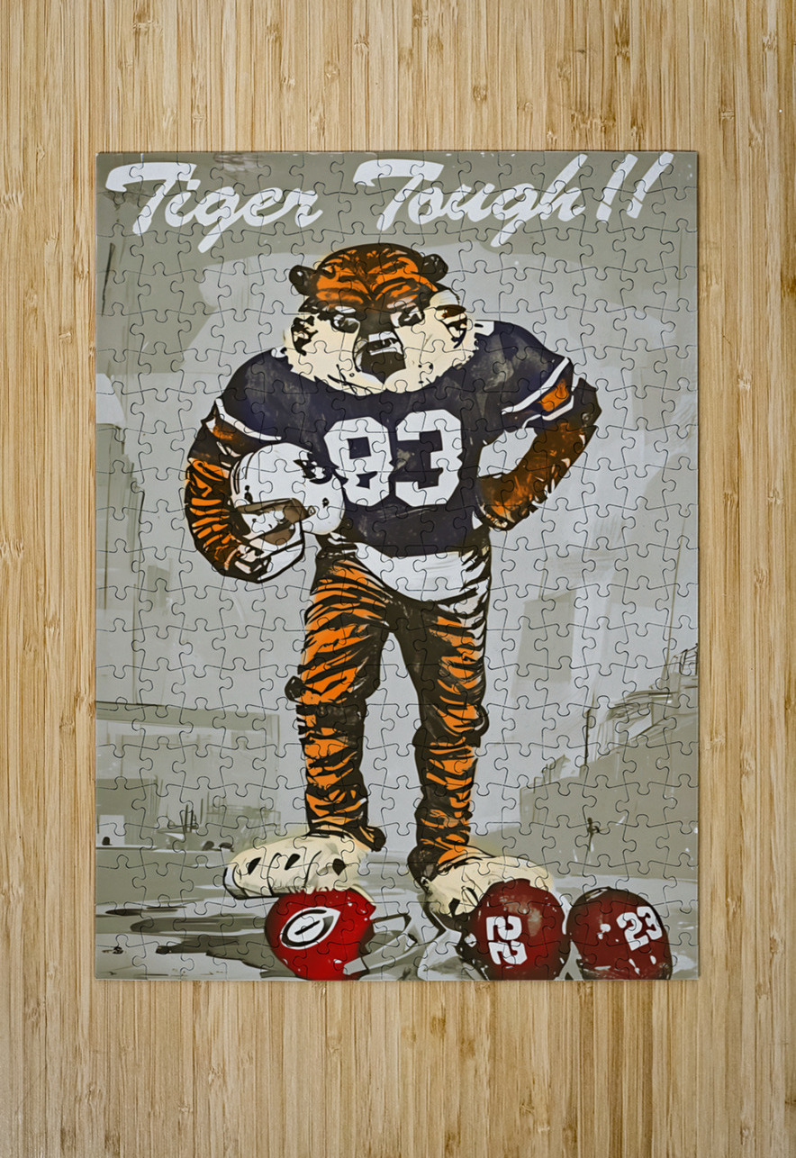 1984 Tiger Tough Row One Brand Puzzle printing