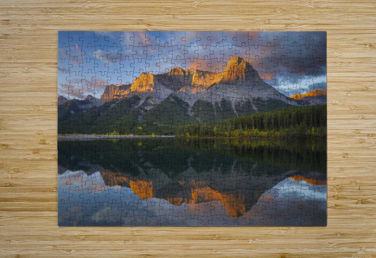 Quarry Pond Sunrise Philip Colet Puzzle printing