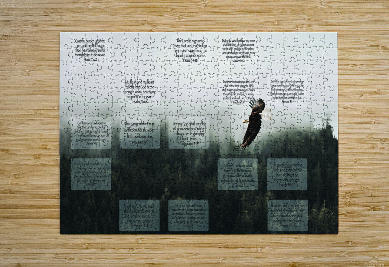 MNW8-EAGLE MY NEHEMIAH WALL Puzzle printing