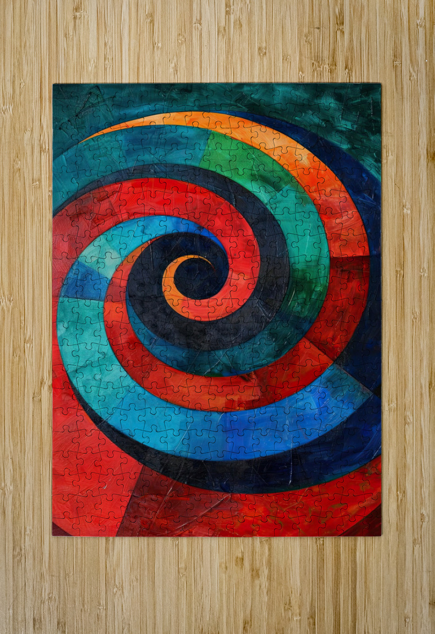 Chromatic Vortex H42N9P 58 Abstract Rebellion Puzzle printing