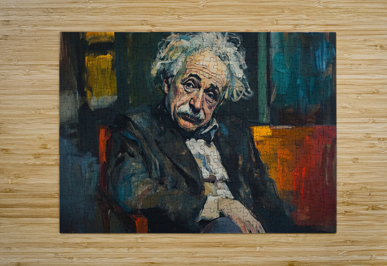 Contemplation Einstein N92H3J 52 Abstract Rebellion Puzzle printing