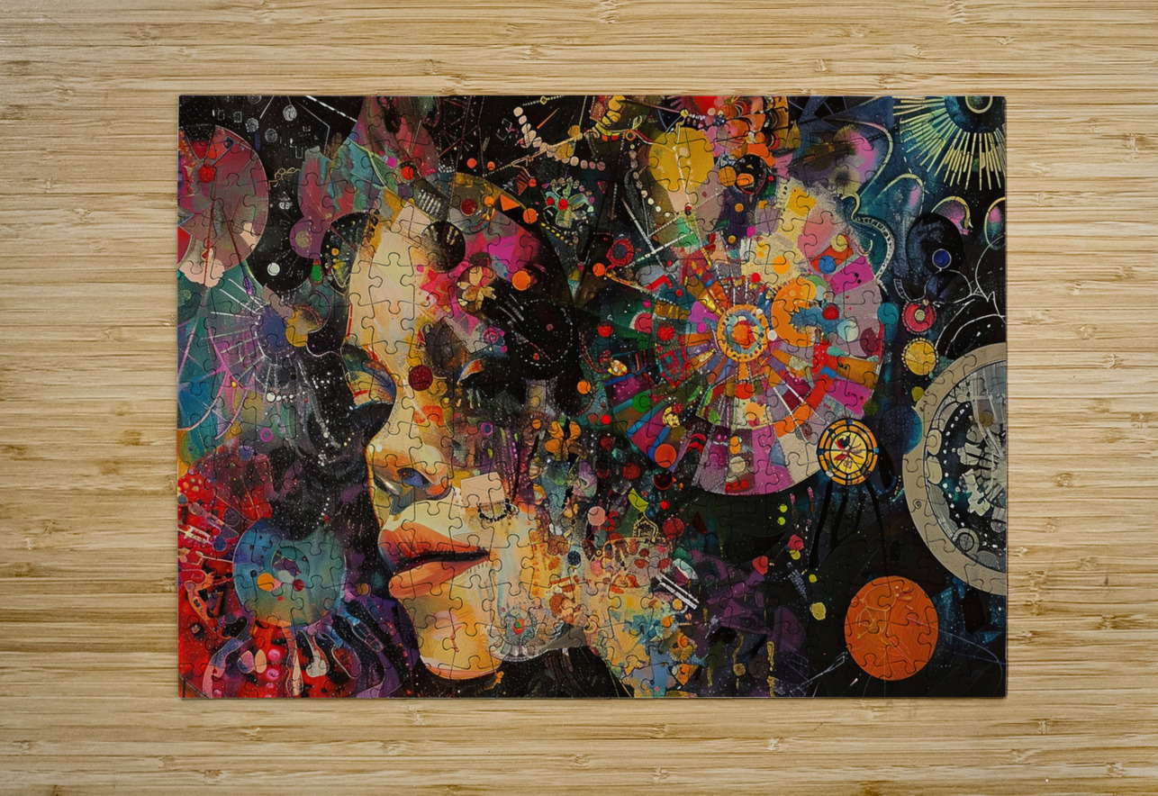 Cosmic Reverie Face 92HJ8N 63 Abstract Rebellion Puzzle printing